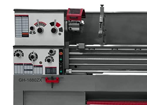 JET GH-1880ZX, 18" x 80" Geared Head Metal Lathe, 3-1/8" Spindle Bore, 3Ph 230/460V (321970) Jet