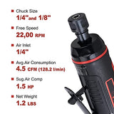 AEROPRO TOOLS 1/4-Inch Mini Air Straight Die Grinder AP17314 with 1/4 collect, 22000 RPM AEROPRO TOOLS INC