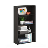 Furinno Pasir Espresso 4-Tier Bookshelf for Stylish Storage Furinno