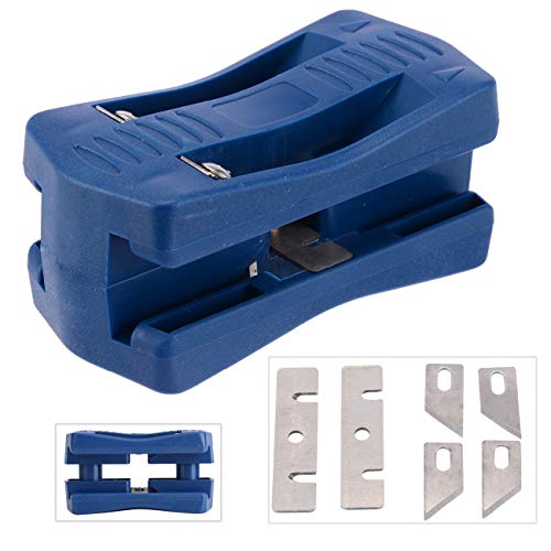 Edge Banding Trimmer, Veneer/Laminate Edge Trimmer Mini Plastic PVC Plywood Melamine Wood Edge Band Cutter, Manual Trimming Woodworking Tool TIOIT COEME