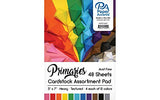 Cardstock Pad 5x7 48pc Primary Assortment Accent Design Paper Accents