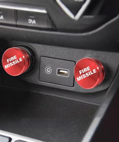 bylikeho Cigarette Lighter Plug Cover,Aluminum Cigarette Lighter Plug Plug,Car Accessories Button Decorations Plug,Fits Most Automotive Vehicles bylikeho