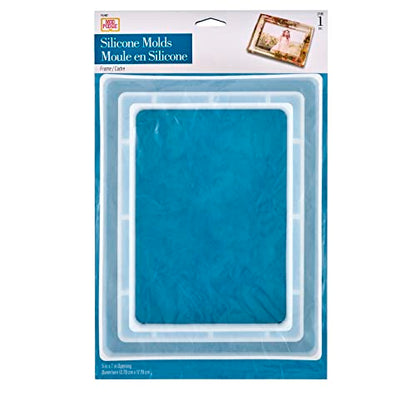 Mod Podge Frame, Clear Silicone Casting Mold 5" x 7" Opening for Epoxy Supplies for DIY Resin Arts and Crafts Projects, 27581 - WoodArtSupply