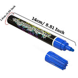 Desire Deluxe Acrylic Paint Pens for Rock Painting, Stone, Ceramic, Glass, Wood, Canvas – Set of 12 Non Toxic Water Based Markers - Great Artists Desire Deluxe