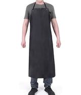 Waterproof Apron Rubber Vinyl, Heavy Duty 43" x 31" Plastic Apron Keeps You Clean and Dry When Dishwashing, Lab Work, Butcher, Dog Grooming, Cleaning Younber