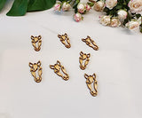 30pcs of Horse Head Earrings Unfinished Wood Blanks,Unfinished Laser Cut Wood Shapes for Earrings Jewelry Crafts (1.7inch) Yuxuanish