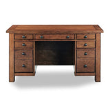 Tahoe Aged Maple Executive Pedestal Desk by Home Styles, 5412-18 homestyles