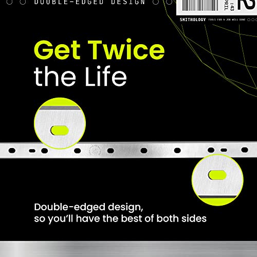 Smithology Planer Blades - 13-Inch Replacement Blades for DEWALT DW735 DW735X Planer (DW7352), Made of High-Speed Steel, Set of 3 Planer Knives, Smithology