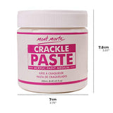 Mont Marte Crackle Paste Premium 8.45 US fl.oz (250ml) Tub for Texture Painting Effect with Opaque Finish, Ideal for a Range of Surfaces MONT MARTE