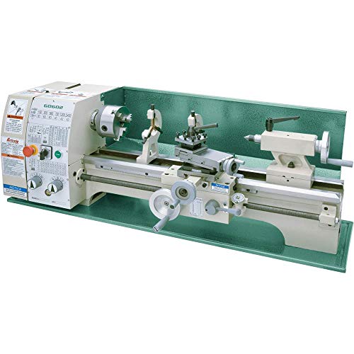 Grizzly G0602 Bench Top Metal Lathe, 10 x 22-Inch - WoodArtSupply