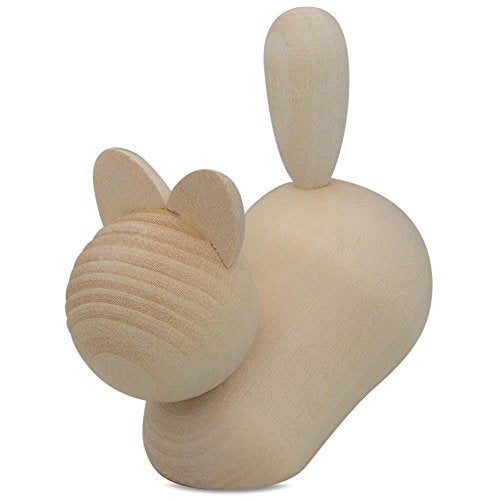 Unfinished Blank Wooden Cat 3 Inches x 4 Inches BestPysanky