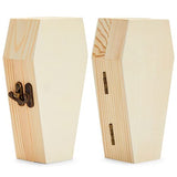 Bright Creations 6 Pack Unfinished Halloween Coffin Box with Hinged Lids for DIY Crafts (4 x 6 x 2 in) Bright Creations