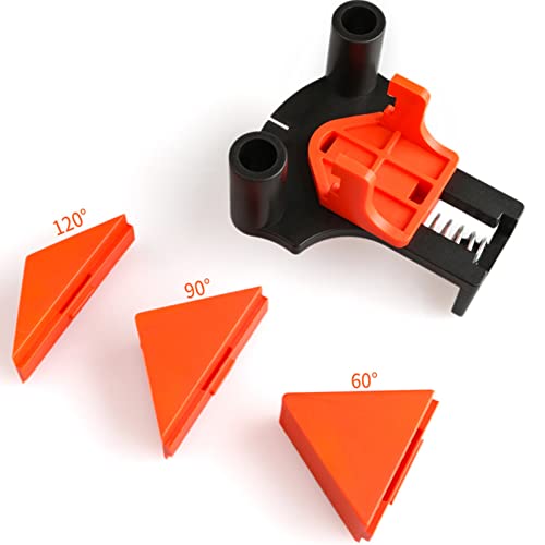 60/90/120 Degree Corner Clamp,Pro Carson Clamps for Woodworking,Adjustable Single Handle Spring Loaded Right Angle Clamp,Tool Gift for Men Father Batidora