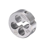 uxcell M6 x 0.75mm Metric Tap and Die Set, Machine Thread Screw Tap with Round Threading Die, Tap & Die Kit for Nut Screw Bolt Thread Repair uxcell