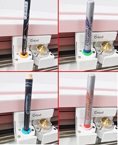 SPPQ 9 Packs Pen Adapter Set Compatible With Cricut(Explore Air, Explore Air 2,Explore Air 3, and MakerMaker 3), Pen Adapter Compatible with Sharpie SPPQ
