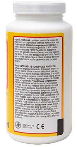Decoupage Kit | Set 16oz Bottles of Mod Podge Waterbase Sealer/Glue/Finish (Matte + Gloss Finish) | 3pk Foam Brush Set Art Supplies