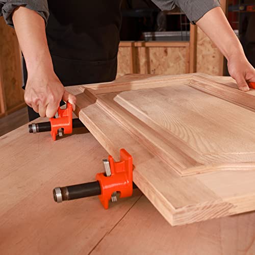 PONY 2-Pack 52 Wood Gluing Pipe Clamp Fixture for 1/2 Inch Black Pipe PONY