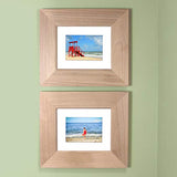 Recessed Landscape Picture Frame Medicine Cabinet by Fox Hollow Furnishings - 14"W x 11"H Hidden Wall Storage Fox Hollow Furnishings