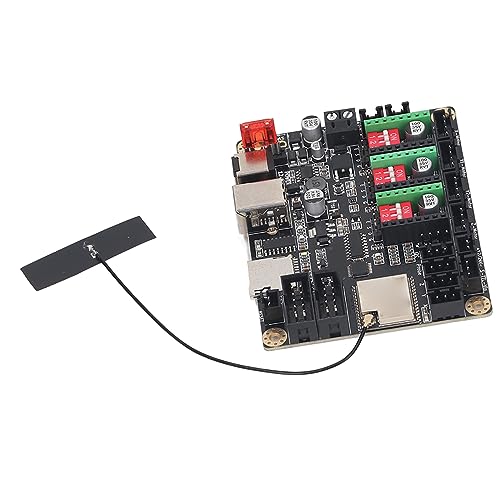 Laser Cutter Control Board 32 Bit Main Board PCBLaser Engraver Mai board with A4988 Step Motor for Engraver 12‑24VDC Walfront