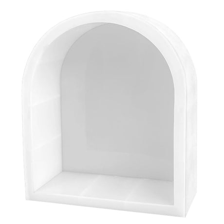 RESINWORLD 11'' X 9'' X 3'' Deep Arch Silicone Molds for Resin, Sturdy Large Molds for Bouquet Preservation, Shiny Resin Molds for Home Wedding Decor ResinWorld