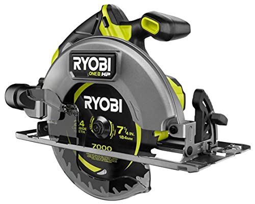 RYOBI ONE+ HP 18V Brushless Cordless 7-1/4 in. Circular Saw (Tool Only) PBLCS300B - WoodArtSupply