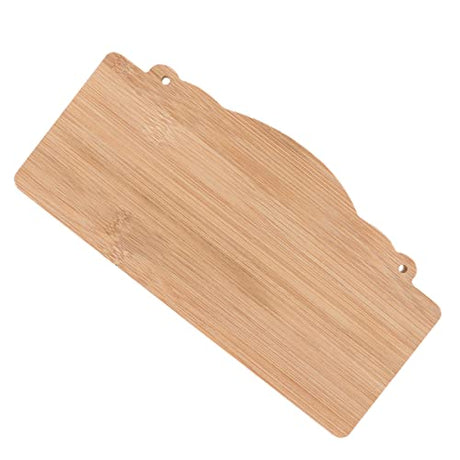 SEWACC 1pc Home Decoration Unfinished Craft Blank Door Plaques Bamboo X. Hanging Signs, Sign Shop Store Projects Decorative DIY Decor Front Cm Signs SEWACC