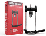 Pop's Choice Portable Drill Guide/Press for Drilling, Multi-Angle Guide Attachment Holder For 1/4 Inch and 3/8 Inch, with Chuck, Black POP'S CHOICE