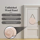 PartyKindom 2Pcs Wood Chips Wine Coaster Hand Decor Wooden Rustic Coasters Cups Place Mat Table Coasters for Drinks Round Wood Slices Tree Slab Tree PartyKindom