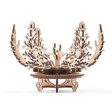 UGEARS Mechanical Flower 3D Wooden Puzzle - Unique Model Kits for Teens and Adults UGEARS