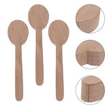 EXCEART 4pcs Unfinished Wooden Spoon wood carving blocks basswood for whittling Wooden Spoons Craft whittling wood blanks whittling craft kit jar EXCEART