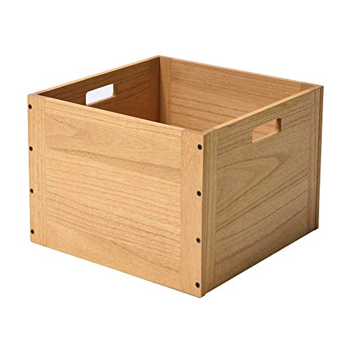 KIRIGEN Stackable Wood Storage Cube/Basket/Bins Organizer for Home Books Clothes Toy Modular Open Cubby Storage System - Office Bookcase Closet KIRIGEN