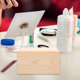 Unomor Unfinished Wooden Box with Lid Small Wood Boxes 19.5cm Natural Pine Wooden Case Rustic Trinket Box Gift Boxes Memory Keepsake Box Jewelry Unomor