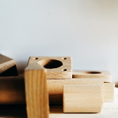 SOUJAP 2 Pack 10 x 3.5 x 1.7 Inch Basswood Carving Blocks, Unfinished Wood Blocks, Soft Solid Wood Whittling Blocks for Carving, Crafts SOUJAP