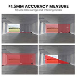 KOLSOL Stud Finder with 196ft Laser Measure, 3 in 1 Electric Wall Scanner Sensor with ±0.1° Digital Level Lithium Battery, LCD Studs Detector Audio KOLSOL