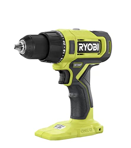 RYOBI ONE+ 18V Cordless 1/2 in. Drill/Driver (Tool Only) PCL206B Black Green - WoodArtSupply