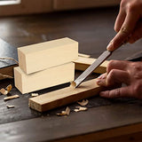 ACXFOND 8PCS Basswood Carving Blocks, 6x2x2 inch Unfinished Wood Blocks for Crafts, Unfinished Wood Squares Wooden Blocks for Arts and Crafts ACXFOND