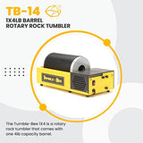 Tumble-Bee Rock Tumbler - Rotary Rock Tumbler for Polishing Stones, Rocks, Glass and Metals - Polishing Tool for Adults & Kids, Model TB-14, 1X4LB Tumble-Bee