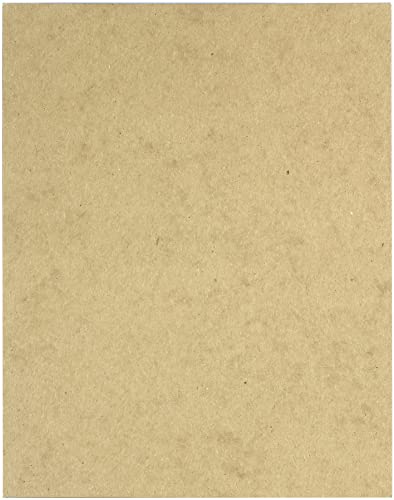 Chipboard (Kraft, 08.5"x11" 22 Point 100 Count) - WoodArtSupply