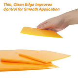 DaKuan Set of 9 Body Filler Spreaders Automotive Body Fillers, 4, 5, 6 Inch Reusable Plastic Spreader for Applying Fillers, Putties, Glazes, Caulks DaKuan