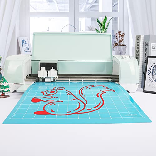 Welebar Cutting Mats for Cricut Maker/Maker3/Explore 3/ Air 2/Air, 5 Pack(12x12 Inch, StandardGrip/LightGrip/StrongGrip/FabricGrip) Replacement WELEBAR