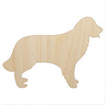 Golden Retriever Dog Solid Unfinished Wood Shape Piece Cutout for DIY Craft Projects - 1/4 Inch Thick - 4.70 Inch Size Sniggle Sloth