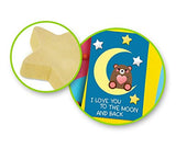 Wood Stars - Unpainted Wooden Thick Bits for Crafts - 30 Pieces - 0.75 Inch Across- 0.23 Inches Thick Krafty Kids