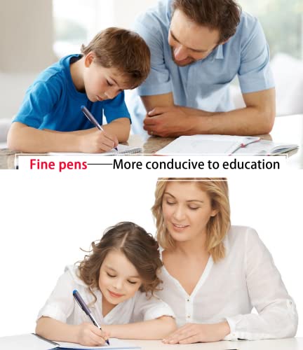 EYEYE Blue Fine Tip Pen, Bullet Tip Liquid Ink Rollerball Pens, 0.7mm Pens Fine point， Free Ink Roller Fine Tip Pens, Blue Ink Liquid Rollering Pens, EYEYE