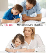 EYEYE Blue Fine Tip Pen, Bullet Tip Liquid Ink Rollerball Pens, 0.7mm Pens Fine point， Free Ink Roller Fine Tip Pens, Blue Ink Liquid Rollering Pens, EYEYE