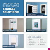 14x24 Unfinished Aiden Wall Niche with Beadboard Back – Elegant Storage Solution with 3 Shelves Fox Hollow Furnishings