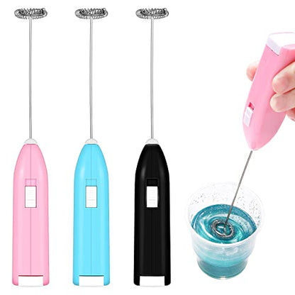 3 Pieces Epoxy Resin Stirrer Handheld Battery Operated Epoxy Mixing Stick Electric Tumbler Mixer Blender with Stainless Steel for Crafts Tumbler, - WoodArtSupply