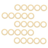 MAGICLULU 25pcs Handmade Wooden Ring Craft Rings Blank Wooden Circles DIY Wooden Rings Wooden Ring Crafts DIY Wood Craft Pendant Wooden Crafts MAGICLULU