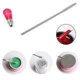 Honbay 9PCS Stainless Steel Stirring Needle Spoon Tool Powder Spoon Bubble Needle Jewelry Making Kit for DIY Epoxy Resin Casting Molds (3 Color, 3 HONBAY