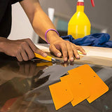 DaKuan Set of 9 Body Filler Spreaders Automotive Body Fillers, 4, 5, 6 Inch Reusable Plastic Spreader for Applying Fillers, Putties, Glazes, Caulks DaKuan