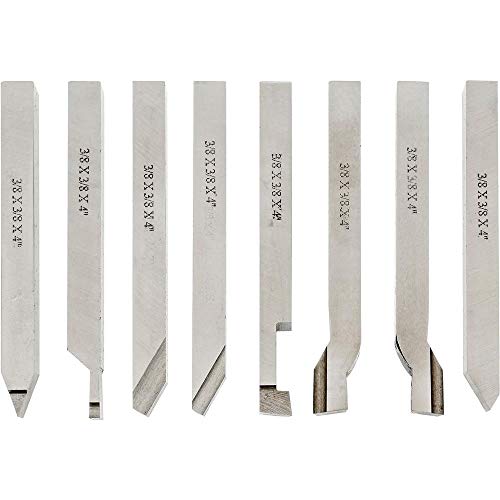 Grizzly Industrial H5687-8 pc. Ground HSS Tool Bit Set 3/8" Grizzly Industrial